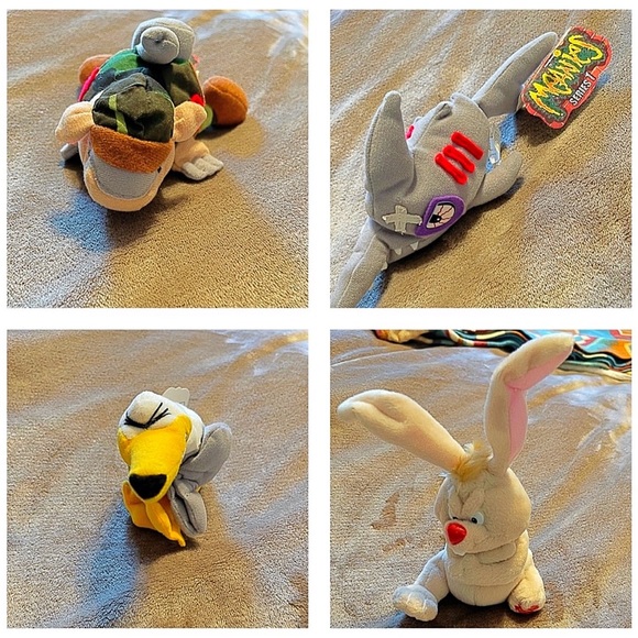 Vintage 1997 Meanies Plush. Entire series 1. Including the Lucky Bunny Rabbit. - Picture 12 of 15